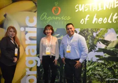 Gloria Smith, Mayra Velazquez de Leon and Marco Garcia with Organics Unlimited.